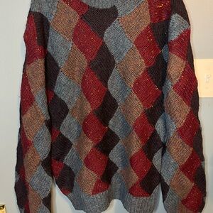 Men's Colours Hand Knit Sweater. Sz. Medium